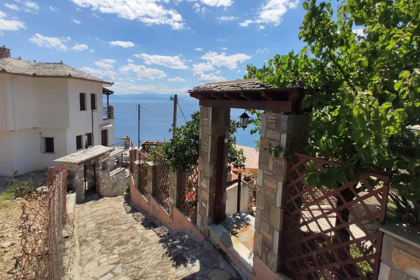 The Pagasetic Balcony - Magestic Sea Cottage Volos Eksteriør billede