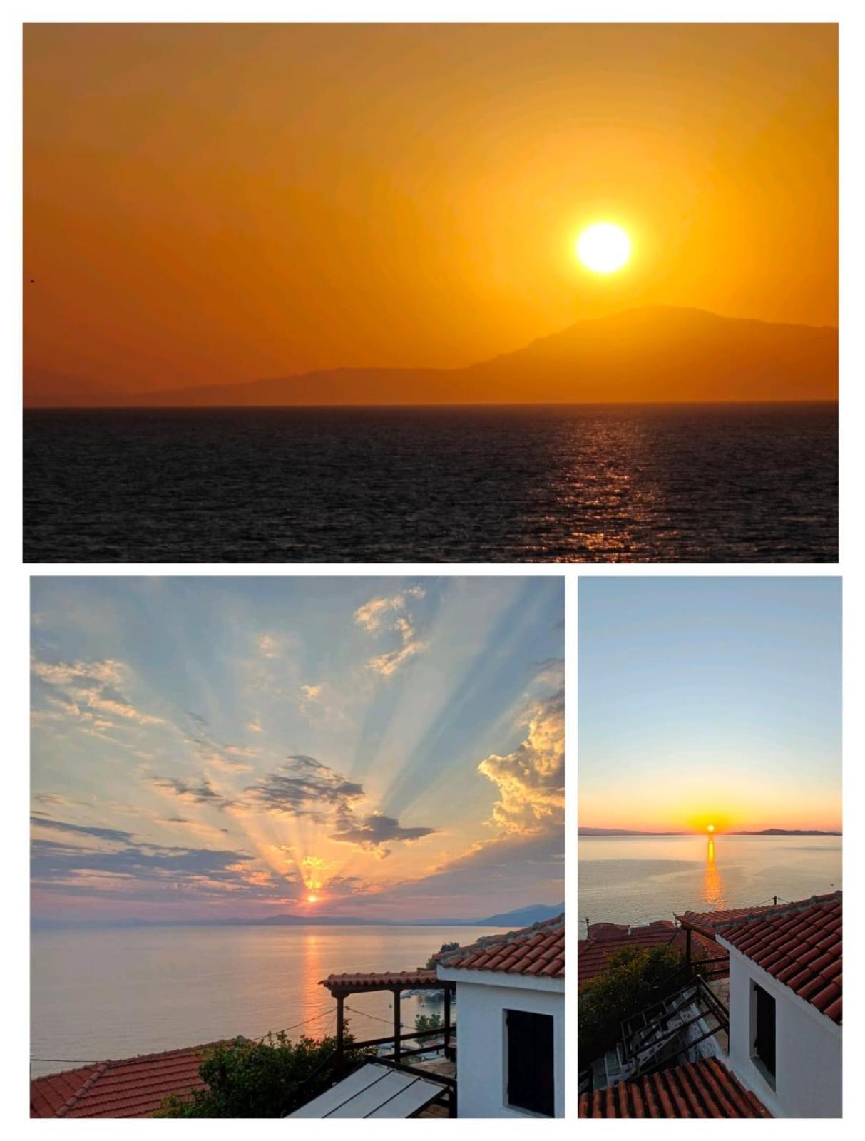 The Pagasetic Balcony - Magestic Sea Cottage Volos Eksteriør billede